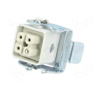 Connector: rectangular | plug | female | EPIC KIT | PIN: 4 | 3+PE | 23A