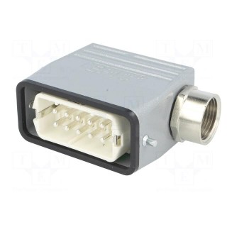 Connector: rectangular | plug | male | EPIC KIT | PIN: 10 | 10+PE | M20