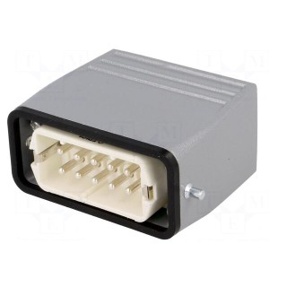 Connector: rectangular | plug | male | EPIC KIT | PIN: 10 | 10+PE | M20