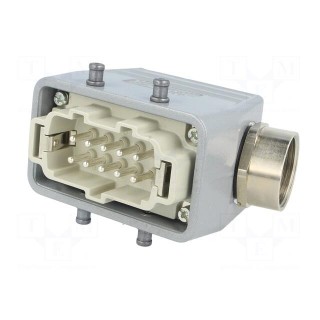 Connector: rectangular | plug | male | EPIC KIT | PIN: 10 | 10+PE | M25