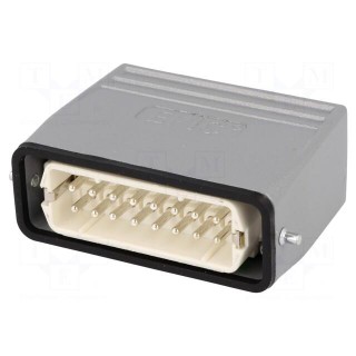 Connector: HDC | plug | male | EPIC KIT | PIN: 16 | 16+PE | size H-A 16