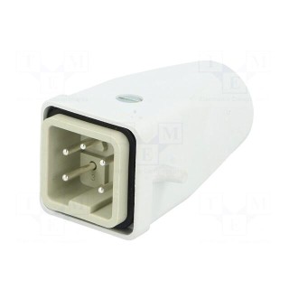 Connector: HDC | plug | male | EPIC KIT | PIN: 5 | 4+PE | size H-A 3 | M20