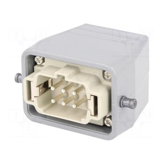 Connector: HDC | plug | male | EPIC KIT | PIN: 6 | 6+PE | size H-B 6 | M20