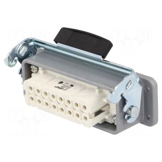 Connector: HDC | socket | female | EPIC KIT | PIN: 16 | 16+PE | 16A | 250V
