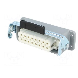 Connector: HDC | socket | female | EPIC KIT | PIN: 16 | 16+PE | 16A | 250V