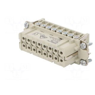 Connector: HDC | female | EPIC H-A | PIN: 16 | 16+PE | size H-A 16 | 16A