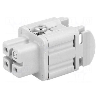 Connector: HDC | female | EPIC H-A | PIN: 4 | 3+PE | size H-A 3 | 23A | 400V