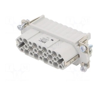 Connector: HDC | female | EPIC H-D | PIN: 26 | 25+PE | size H-A 16 | 10A