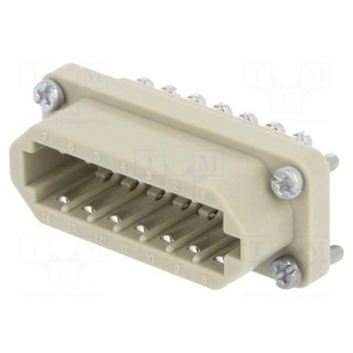 Connector: HDC | female | EPIC STA | PIN: 14 | size H-A 10 | 7.5A | 60V
