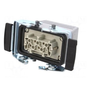 Connector: rectangular | plug | female | EPIC KIT | PIN: 10 | 10+PE | M25