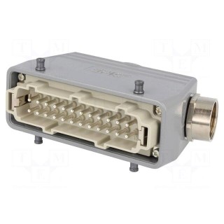 Connector: HDC | plug | male | EPIC KIT | PIN: 24 | 24+PE | size H-B 24