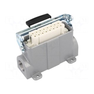 Connector: HDC | socket | female | EPIC KIT | PIN: 16 | 16+PE | M25 | 16A