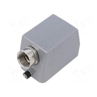 Enclosure: for HDC connectors | EPIC H-B | size H-B 10 | M20 | angled
