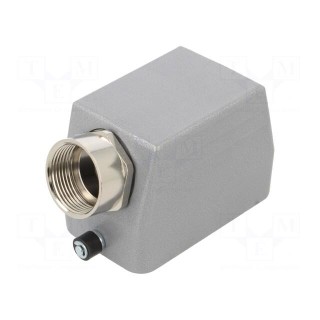 Enclosure: for HDC connectors | EPIC H-B | size H-B 10 | M25 | angled