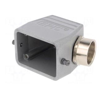 Enclosure: for HDC connectors | EPIC H-B | size H-B 6 | with flange
