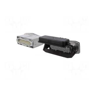 Connector: HDC | male + female | Pitch: 104x27mm | 500V | 16A | PIN: 24