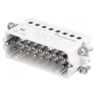 Connector: HTS | male | HTS HA | PIN: 16 | size 9 (3 x 5) | 16A | 250V