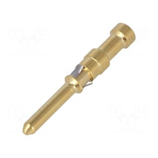 Contact | male | 1.5mm2 | HVT | gold-plated | crimped | Man.series: HDC