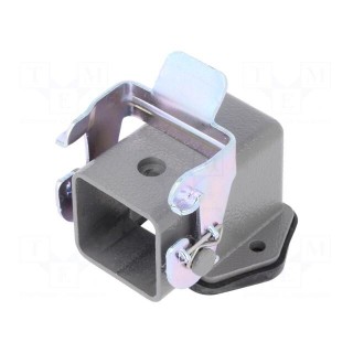 Enclosure: for HDC connectors | HDC | size 1 | Locking: with latch