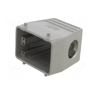 Enclosure: for HDC connectors | HDC | size 7 (2 x 5) | M32 | angled