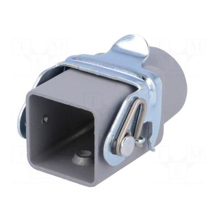 Enclosure: for HDC connectors | HTS | size 1 | Locking: with latch