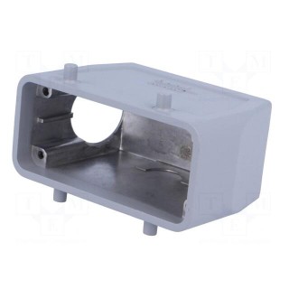 Enclosure: for HDC connectors | HTS | size 6 | PG21 | for cable