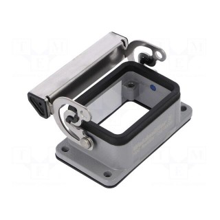 Enclosure: for rectangular connectors | size 3 | with latch | IP65