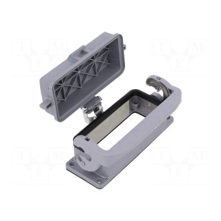 Enclosure: for HDC connectors | size 16 | Locking: for latch