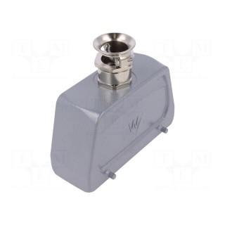 Enclosure: for HDC connectors | size 24 | for cable | M25 | straight
