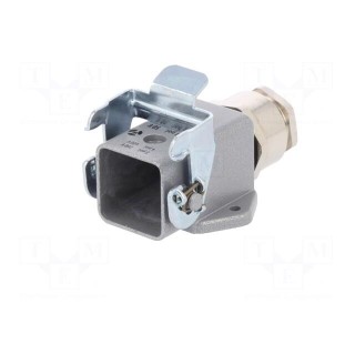 Enclosure: for HDC connectors | size 3 | Pitch: 1x screw (21x21mm)