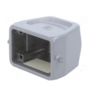 Enclosure: for HDC connectors | size 6 | Locking: for double latch