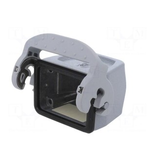 Enclosure: for HDC connectors | size 6 | Locking: with latch | M20