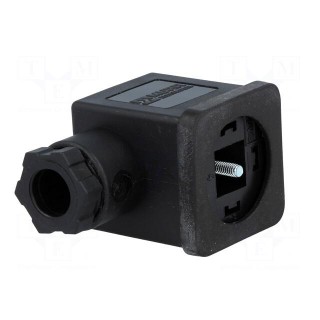 Connector: valve connector | plug | form A | 18mm | female | PIN: 3 | 230V