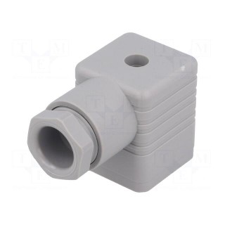 Connector: valve connector | plug | form A | 18mm | female | PIN: 3 | 16A