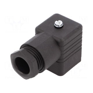 Connector: valve connector | plug | form A | 18mm | female | PIN: 4 | 16A