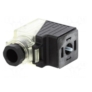 Connector: valve connector | plug | form A | 18mm | female | PIN: 4 | 24V