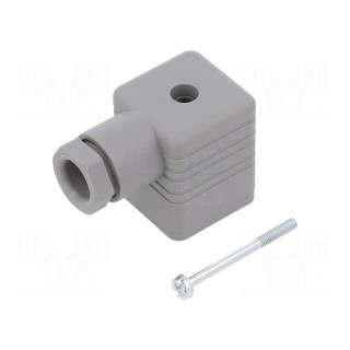 Connector: valve connector | plug | form A | 18mm | female | PIN: 4 | M16