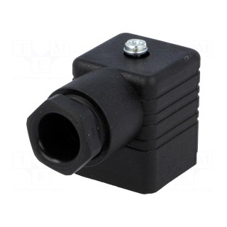 Connector: valve connector | plug | form A | 18mm | female | PIN: 4 | PG11