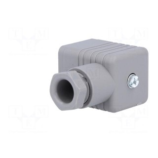 Connector: valve connector | plug | form A | 18mm | female | PIN: 4 | 16A