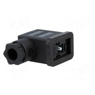 Connector: valve connector | plug | form B | 10mm | female | PIN: 3 | 230V