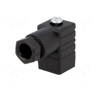 Connector: valve connector | plug | form C | 8mm | female | PIN: 3 | 6A