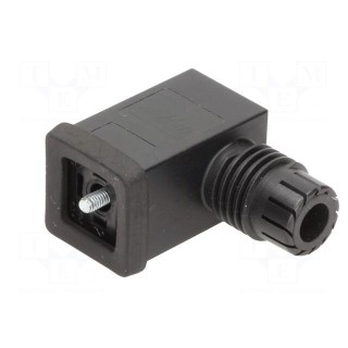 Connector: valve connector | plug | form C | 8mm | female | PIN: 3 | mPm