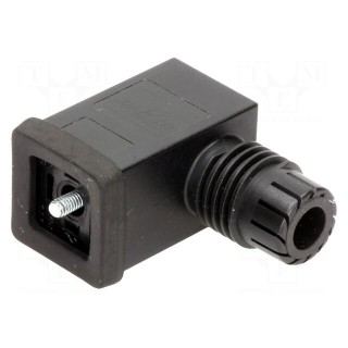 Connector: valve connector | plug | form C | 8mm | female | PIN: 3 | mPm
