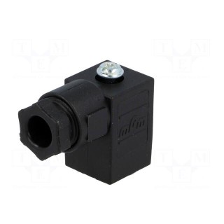 Connector: valve connector | plug | form C | 9.4mm | female | PIN: 3