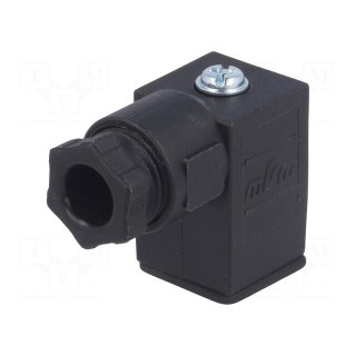 Connector: valve connector | plug | form C | 9.4mm | female | PIN: 4