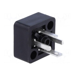 Connector: valve connector | socket | form C | 8mm | male | PIN: 4 | 6A