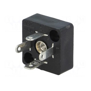 Connector: valve connector | socket | form C | 9.4mm | male | PIN: 4