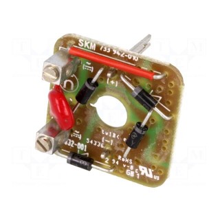 Insert | with bridge rectifier,with varistor | GDME | 2A | 250V