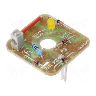 Insert | with LED,with bridge rectifier,with varistor | GDME | 8A