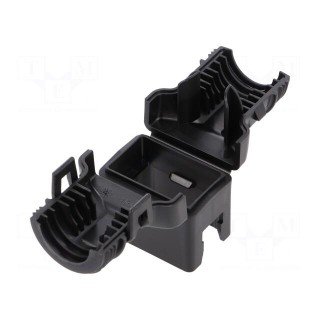 Cable clamp | DT | female | PIN: 12 | straight | Works with: DT06-12S